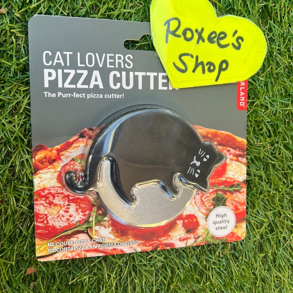 Black Kitty Cat Pizza Cutter